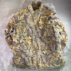 VTG Duxbak Advantage Camo Hunting Jacket Mens 3XL Heavy Outdoor Workwear